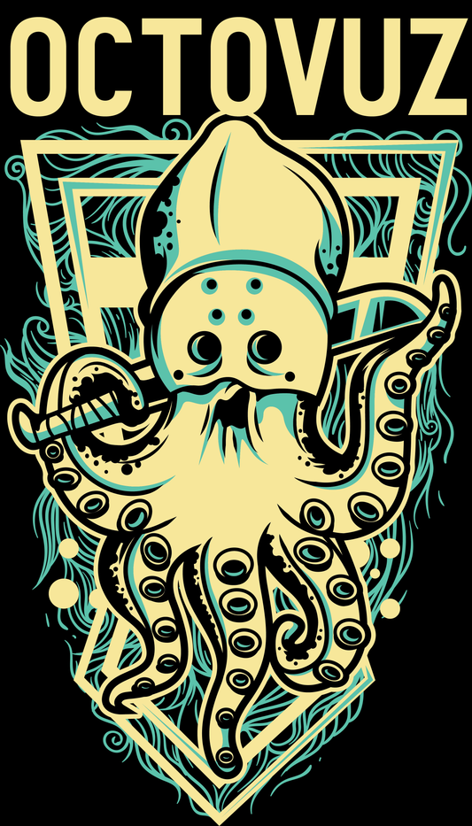 Octopus Graphic Tee (White)