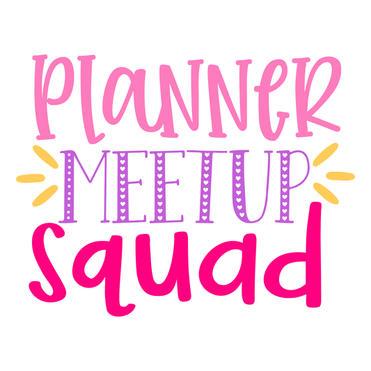 Planner Meetup Squad T-shirt (White)