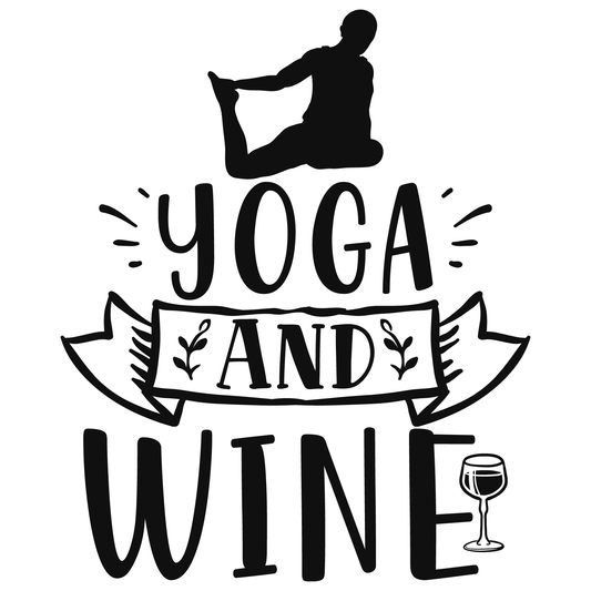 Yoga And Wine T-shirt (White)