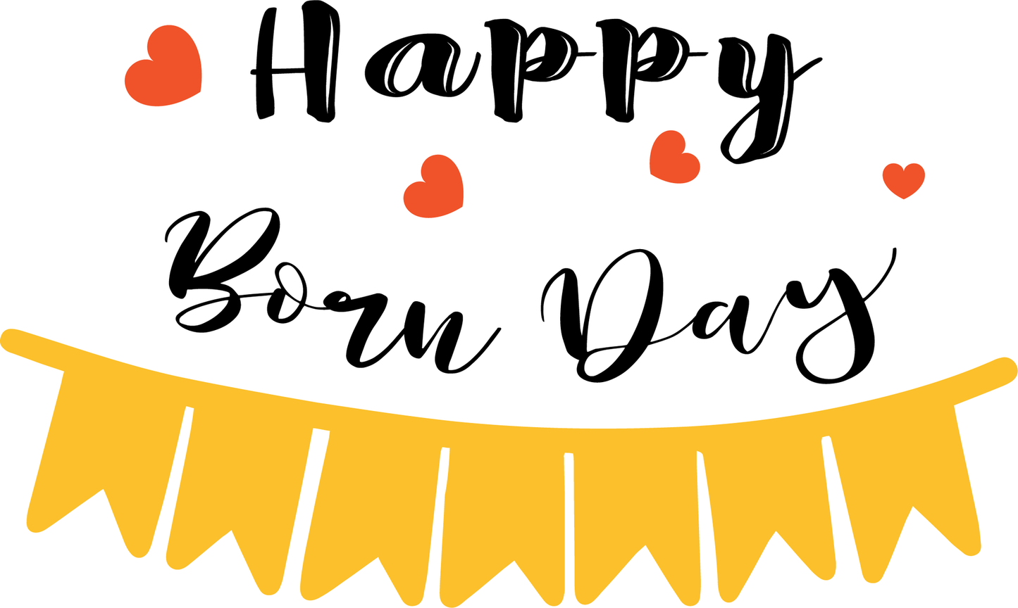 Happy Birthday Celebration T-shirt (White)