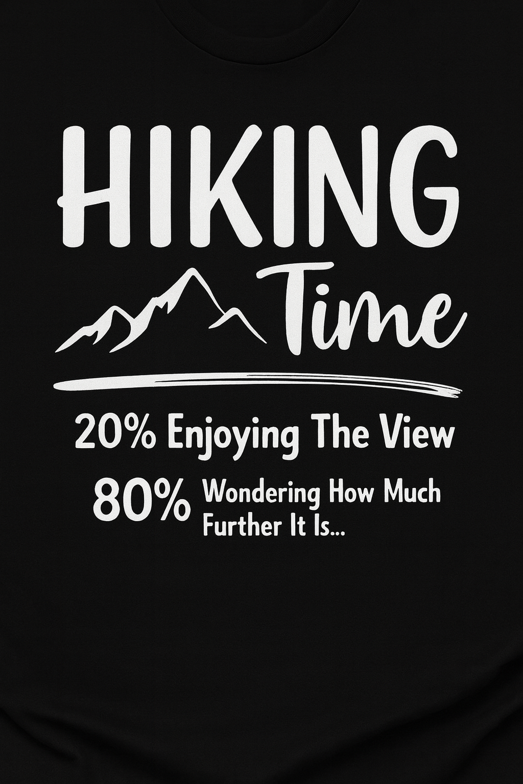 Hiking Time T-shirt (Black)