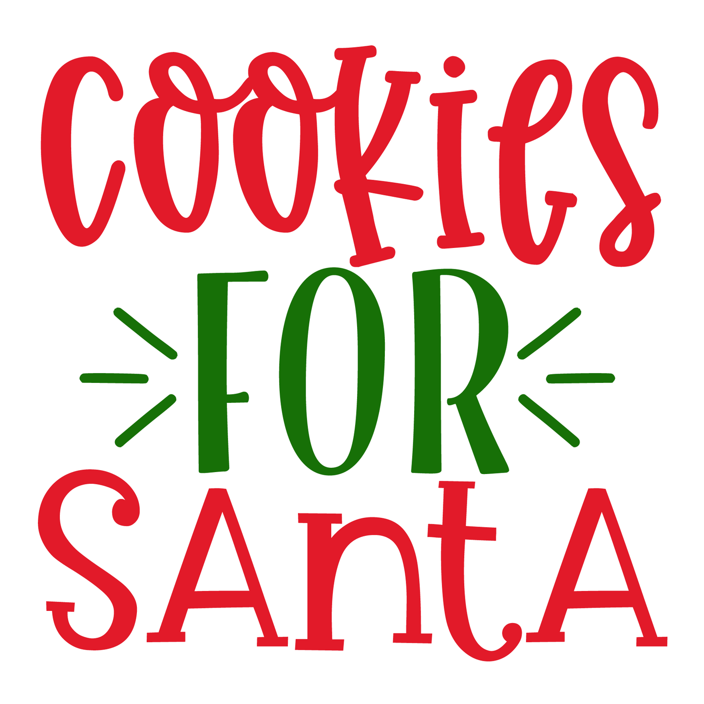 Cookies For Santa T-shirt (White)