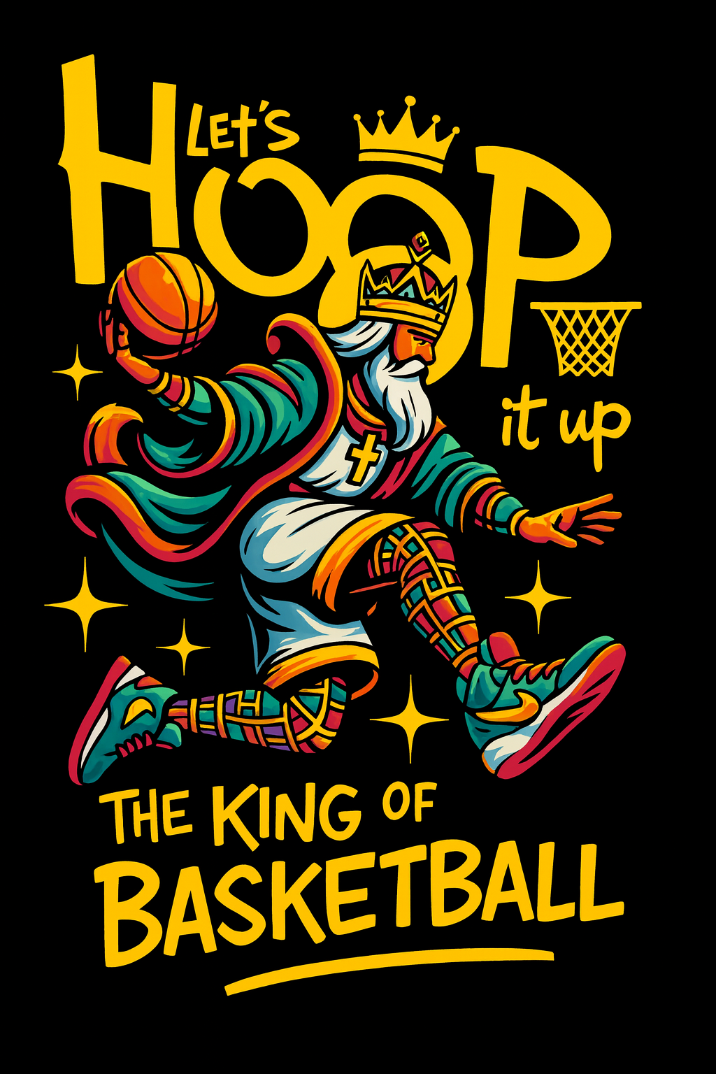 Basketball King Graphic Tee