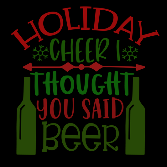 Holiday Cheer T-shirt (White)