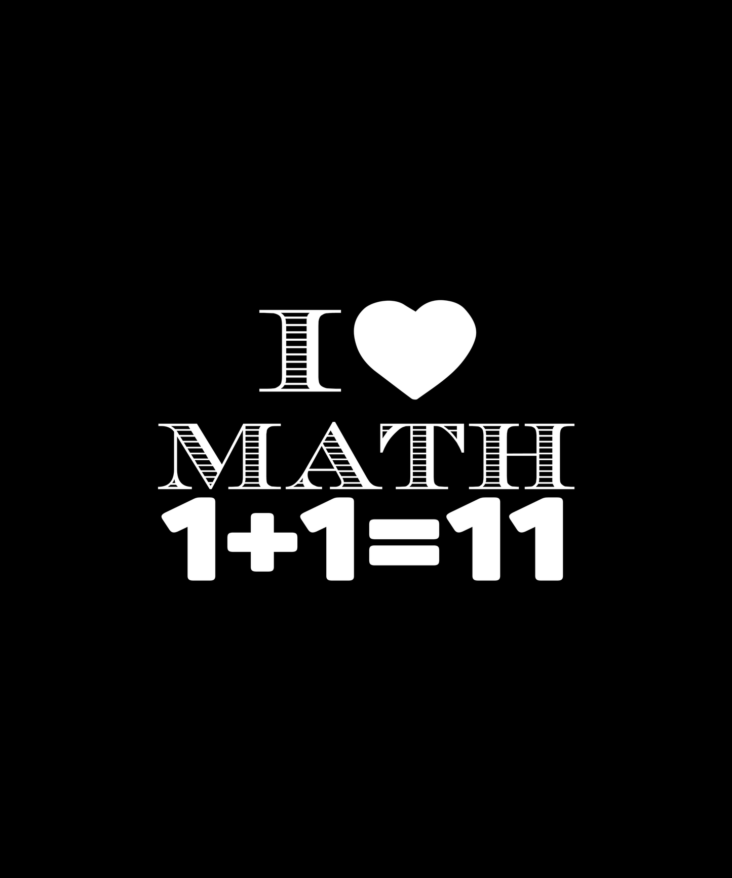 Math Lover Graphic Tee (Black)