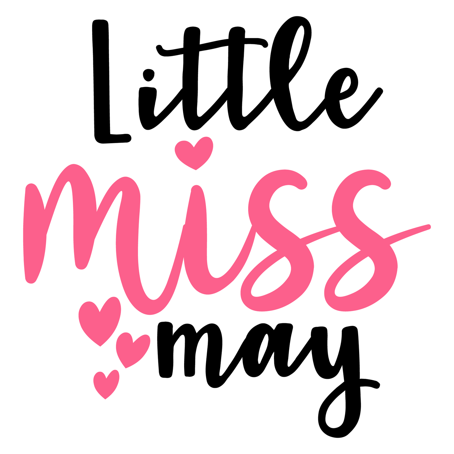 Little Miss May T-shirt (White)