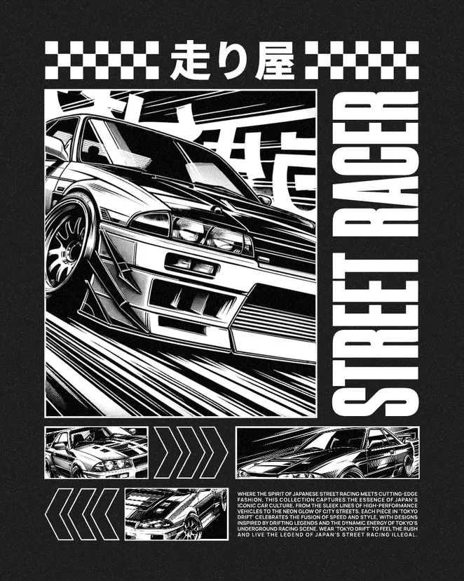 Street Racer Graphic Tee