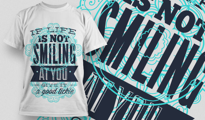 Humorous Graphic T-shirt Design (White)