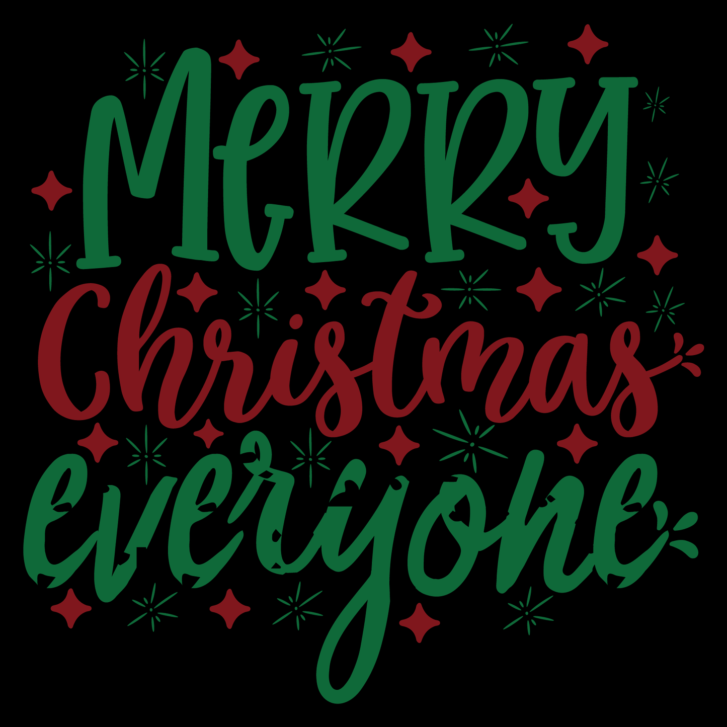 Merry Christmas Everyone T-shirt (White)