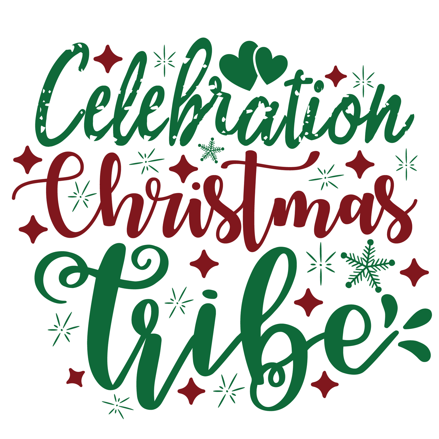 Celebrate Christmas With Your Tribe (White)