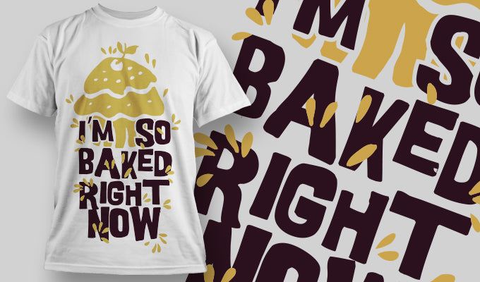 Baked Right Now T-shirt (White)
