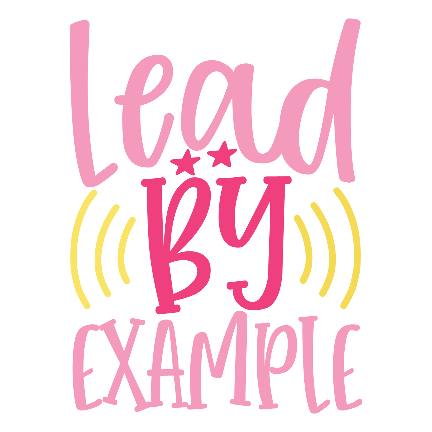 Inspire With Your Actions Tee (White)