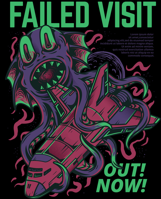 Failed Visit Graphic Tee (White)