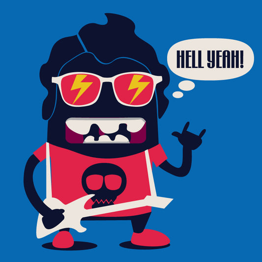 Rock Monster Graphic Tee (Black)