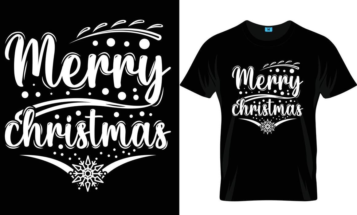 Merry Christmas Graphic Tee (White)