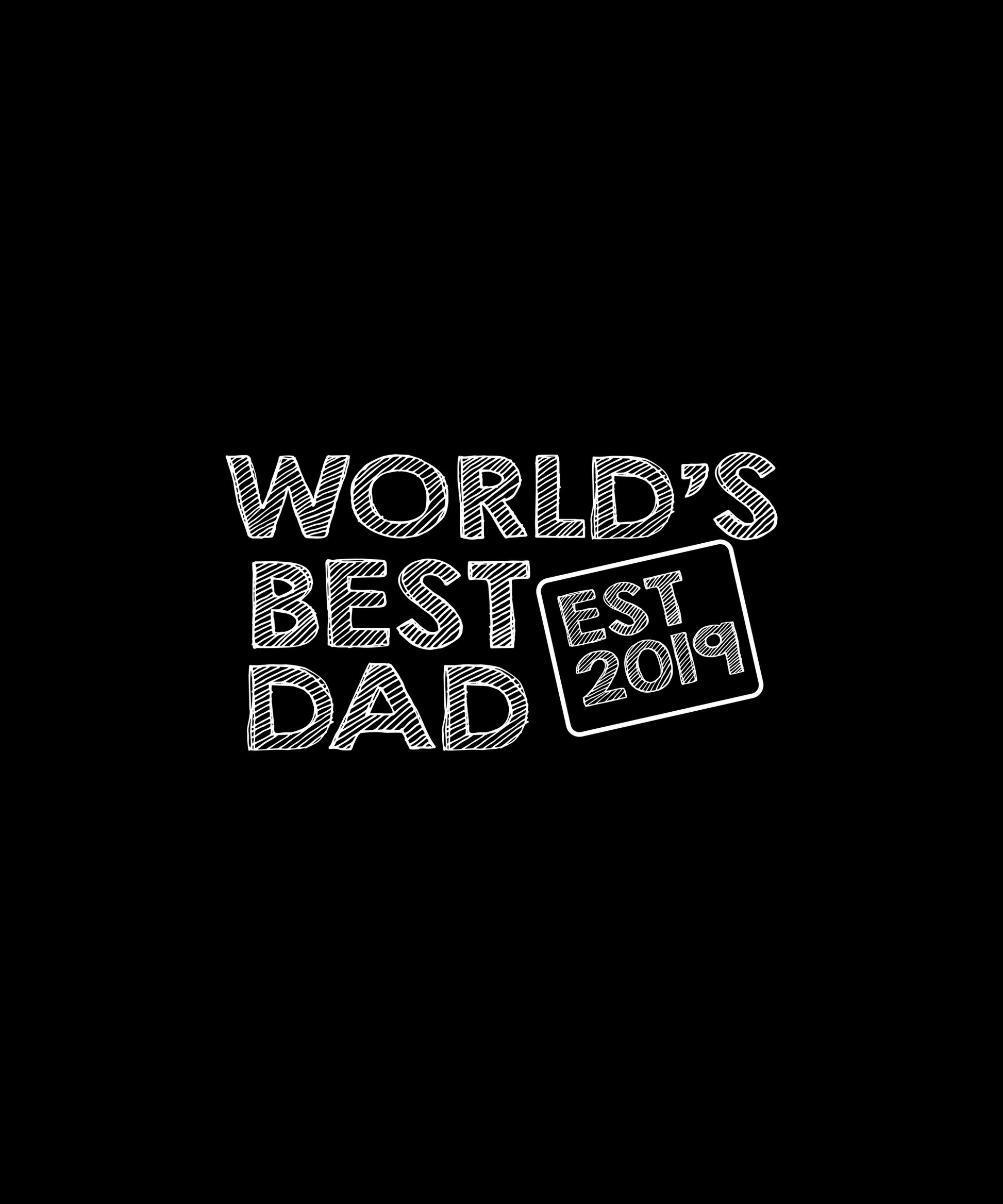 World's Best Dad T-shirt (Black)
