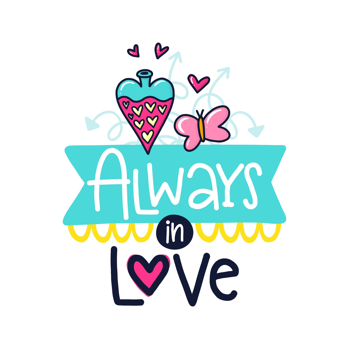 Always In Love T-shirt (White)