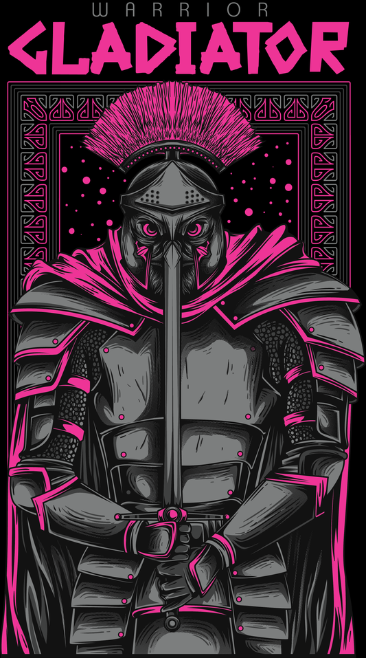 Warrior Gladiator Graphic Tee (White)