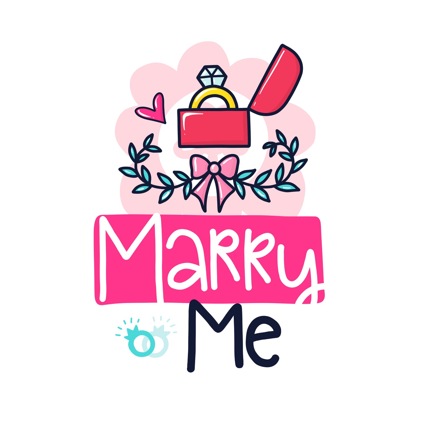 Proposal Themed T-shirt (White)