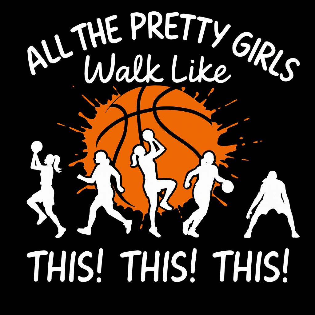 Pretty Girls Basketball T-shirt
