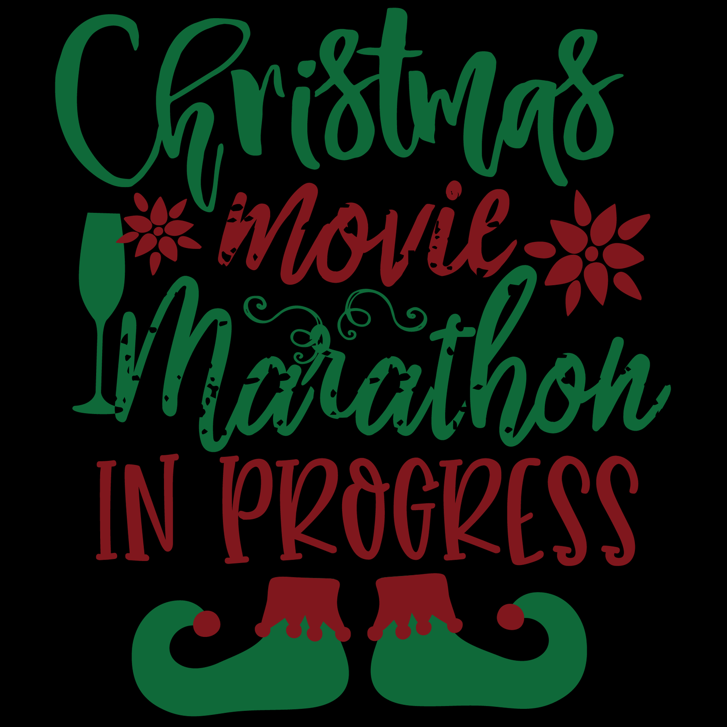 Christmas Movie Marathon Shirt (White)