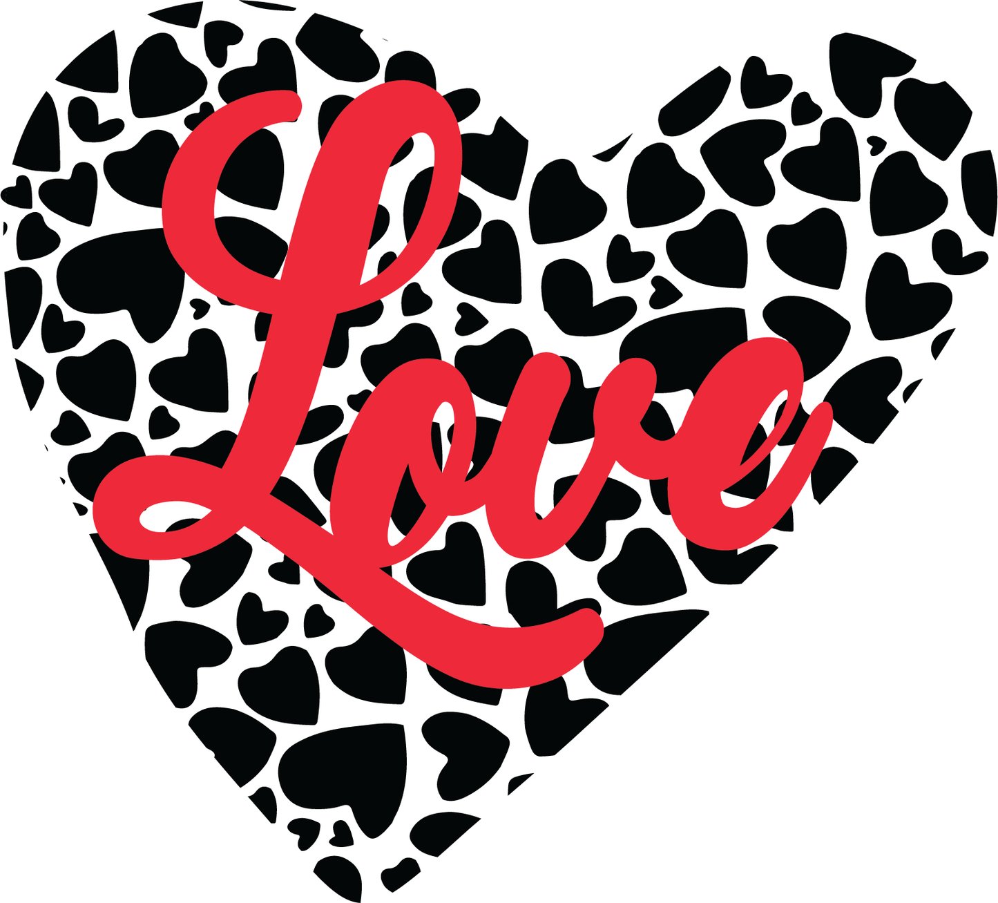 Heart Love Graphic Tee (White)