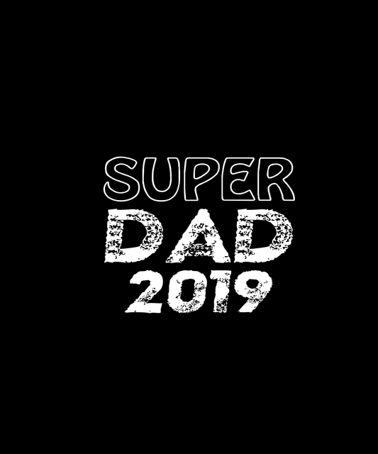 Super Dad 2019 T-shirt (Black)