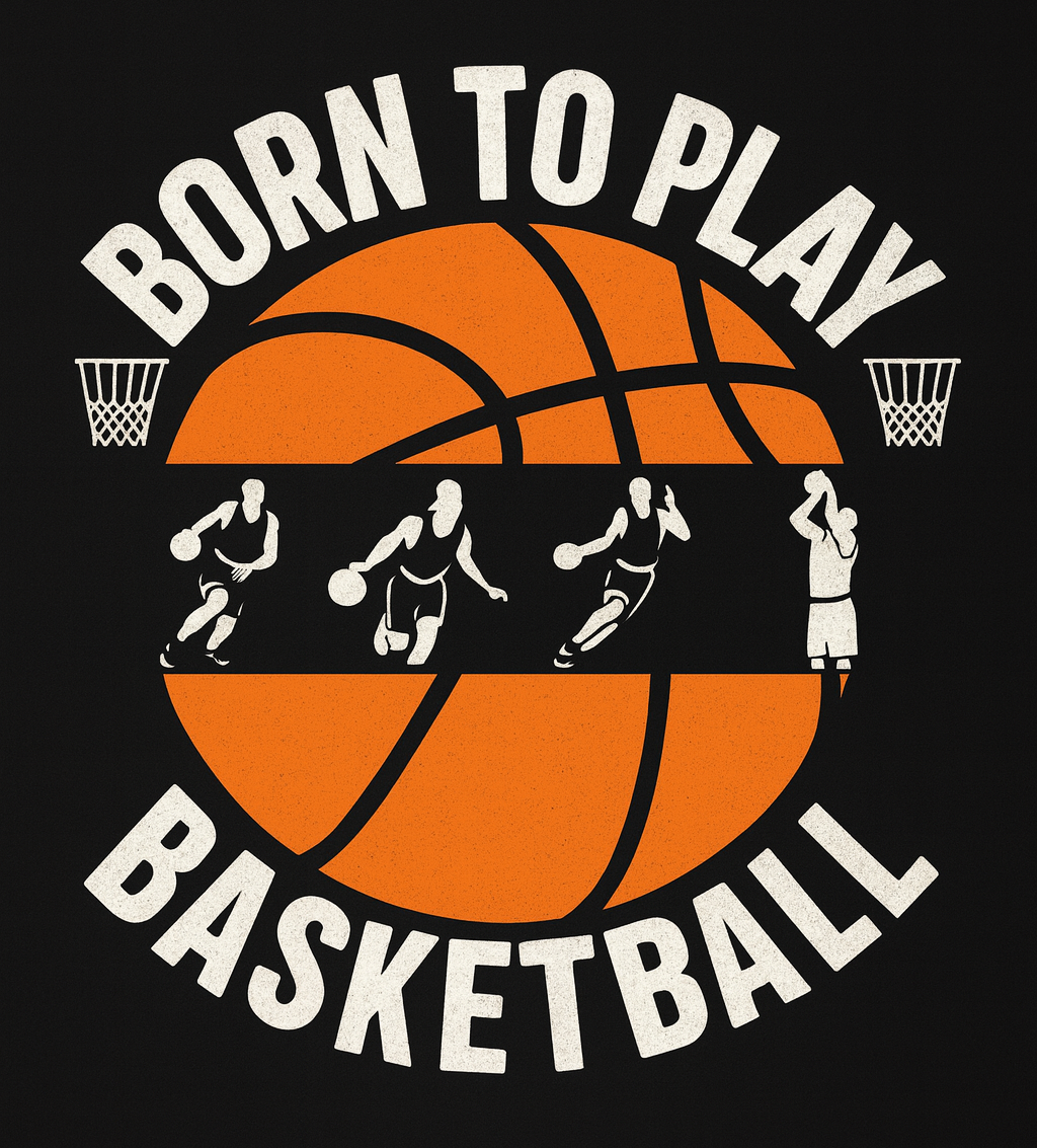 Born To Play Basketball T-shirt