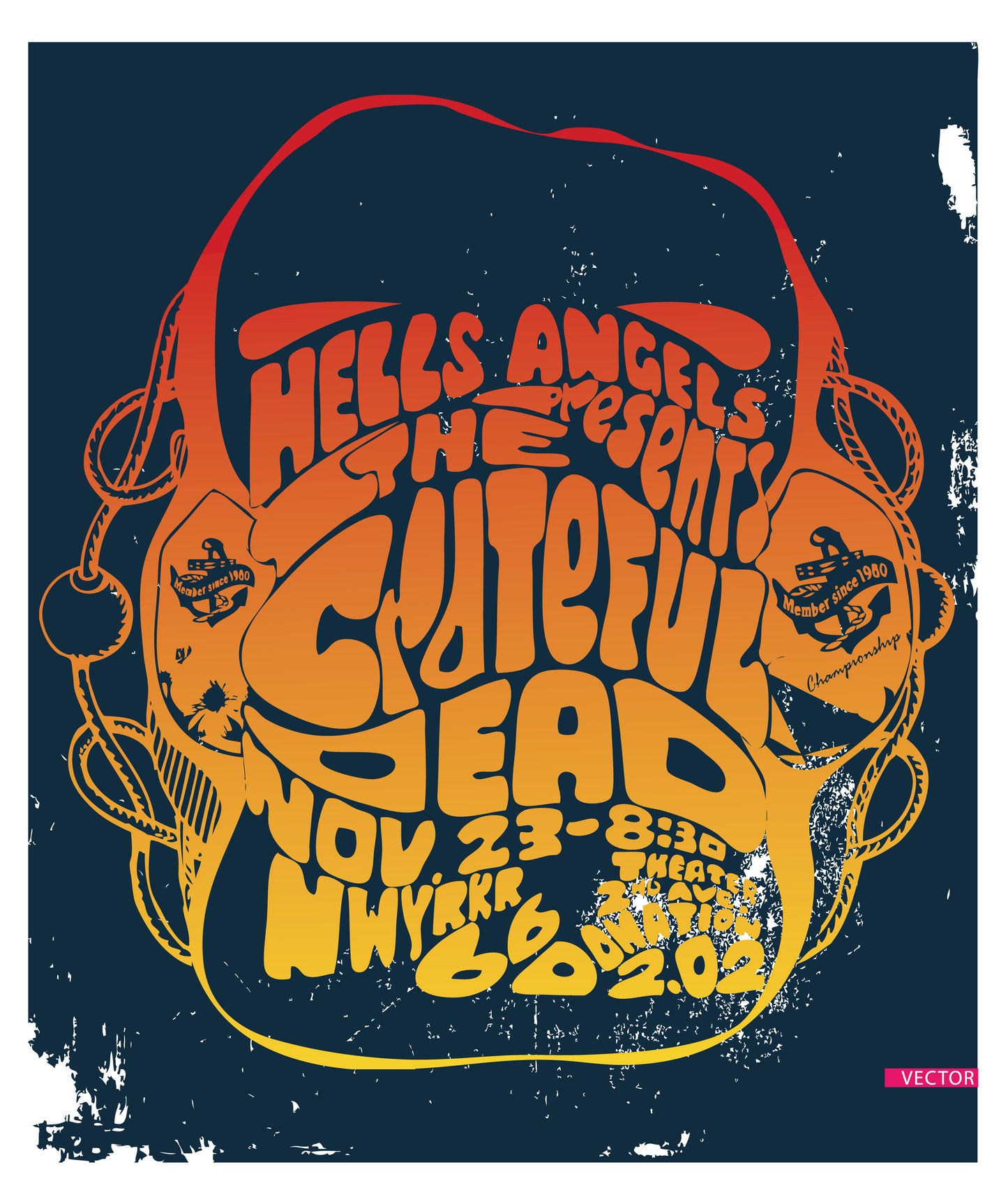 Grateful Dead Concert T-shirt (Black)