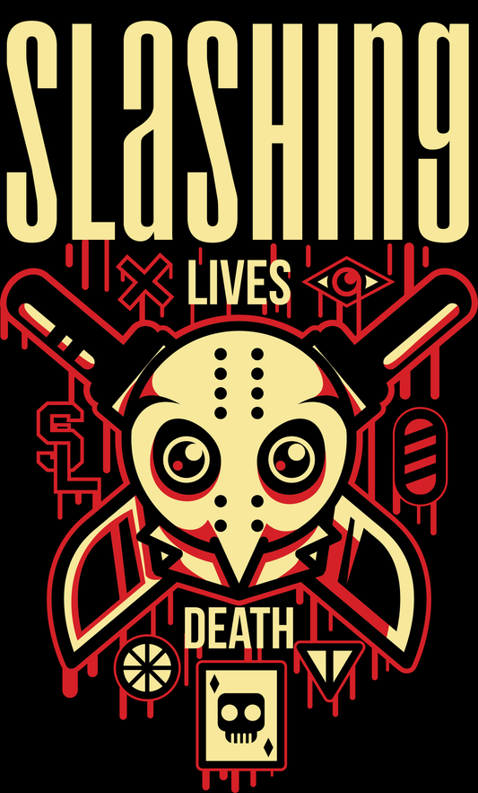Slashing Lives Graphic Tee (White)