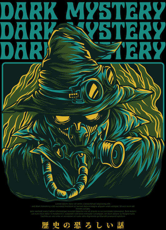 Mysterious Gas Mask Design (White)