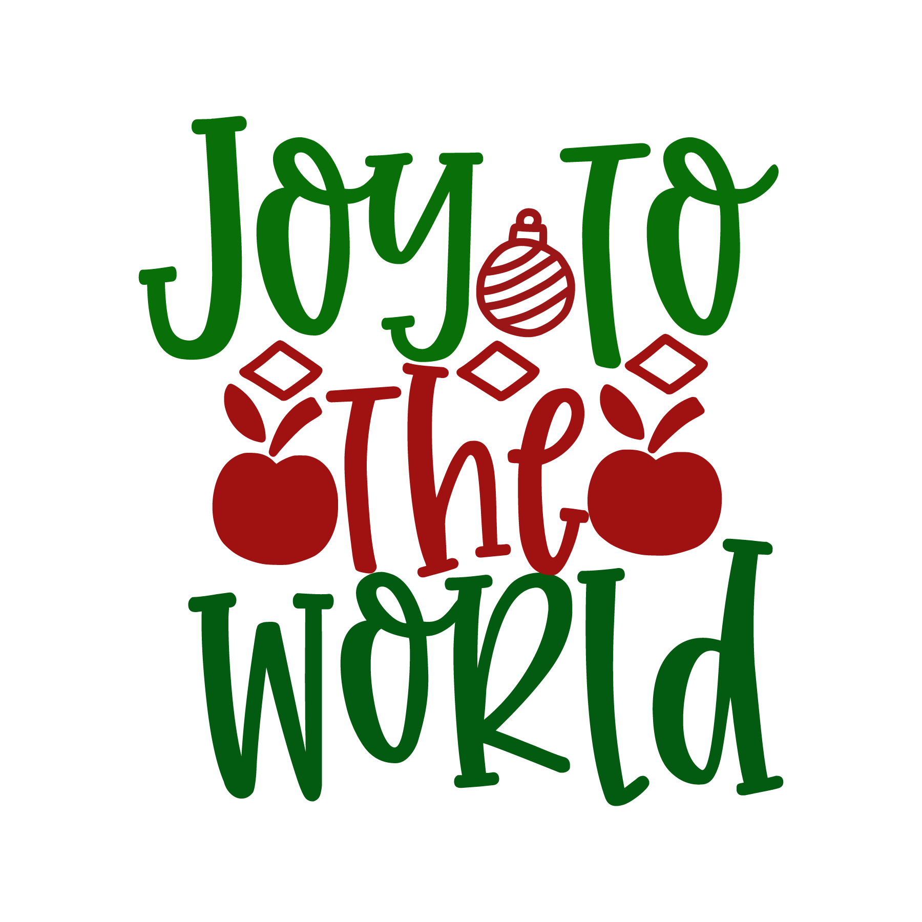 Joy To The World T-shirt (White)