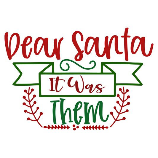 Dear Santa Holiday T-shirt (White)