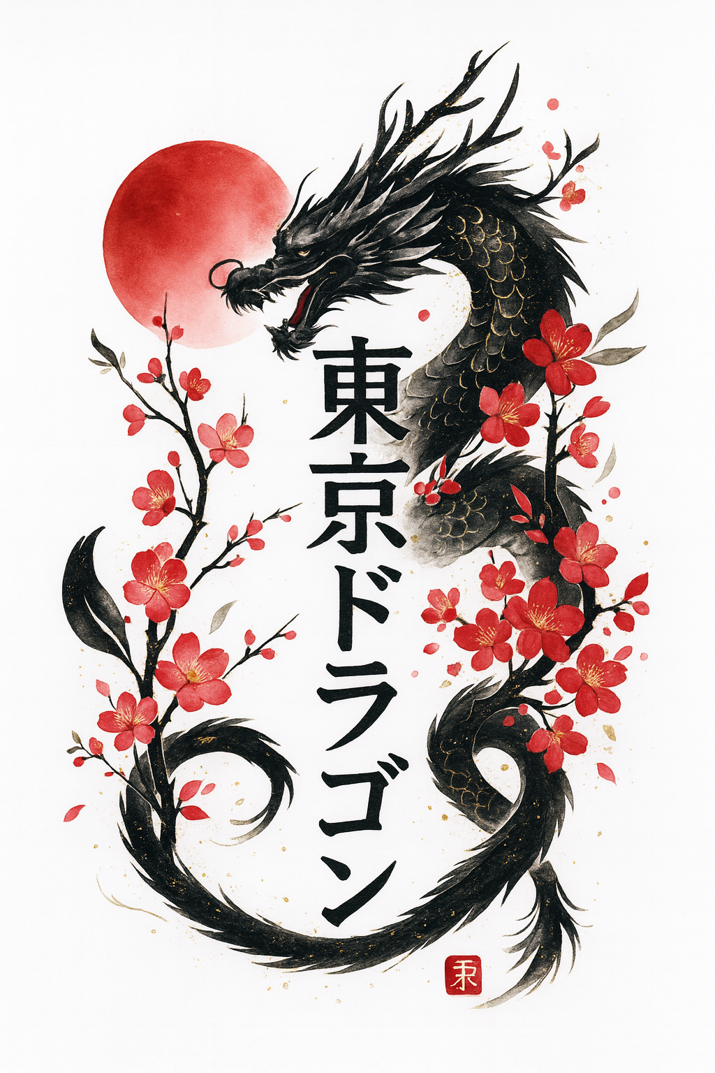 Tokyo Dragon Graphic Tee