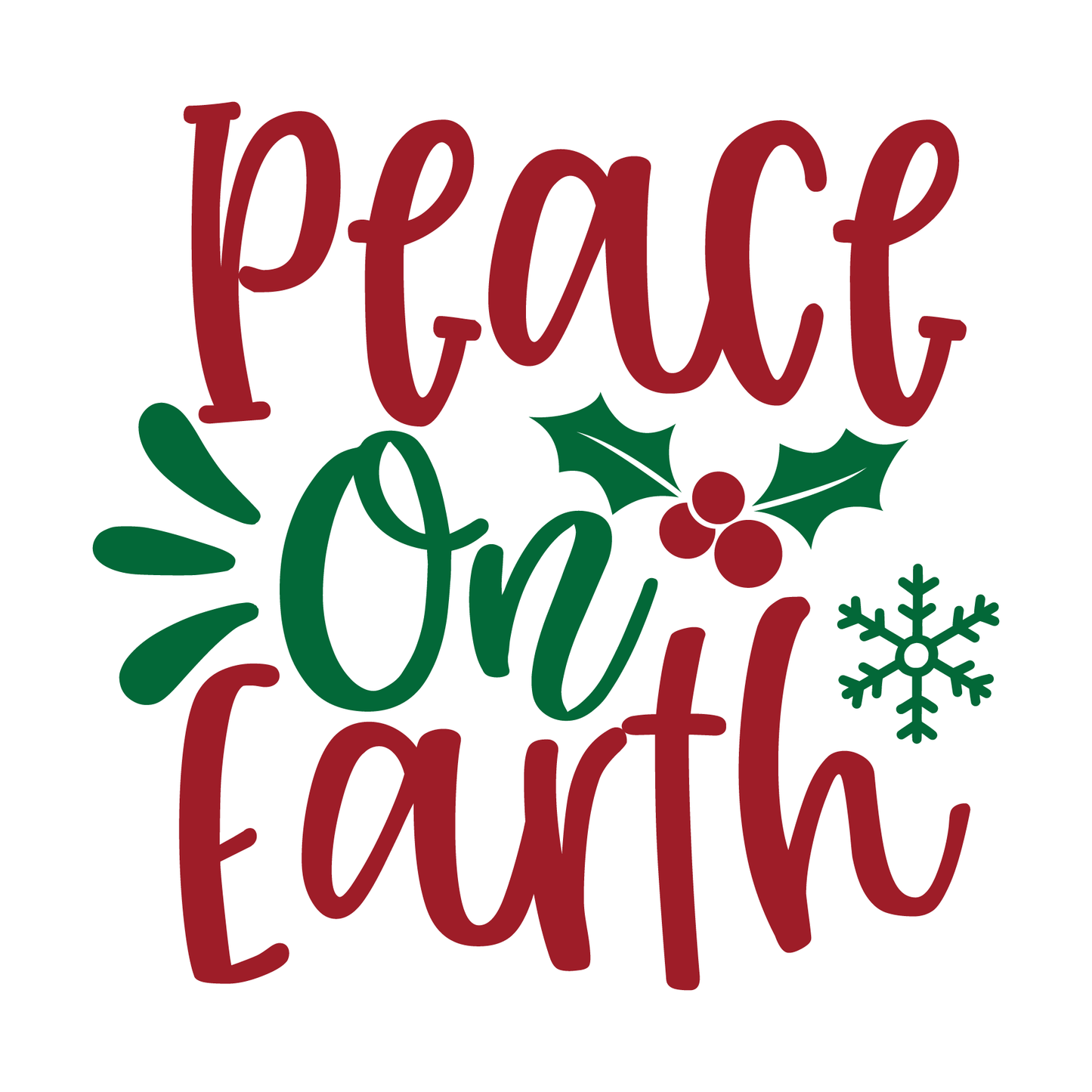 Holiday Peace T-shirt (White)