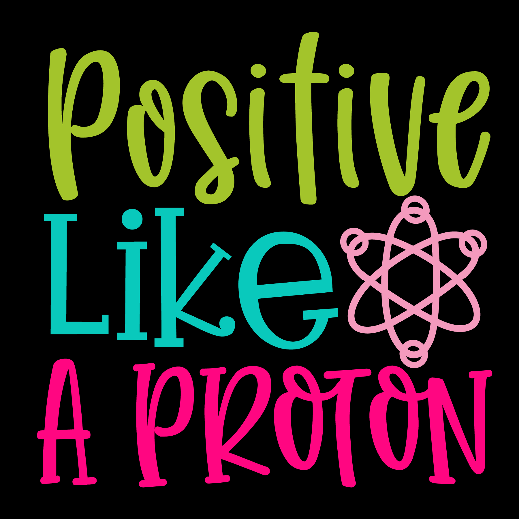 Positive Vibes T-Shirt (Black version)