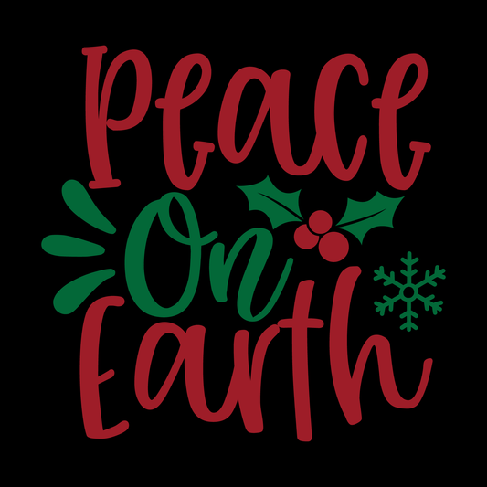 Holiday Peace On Earth T-shirt (White)