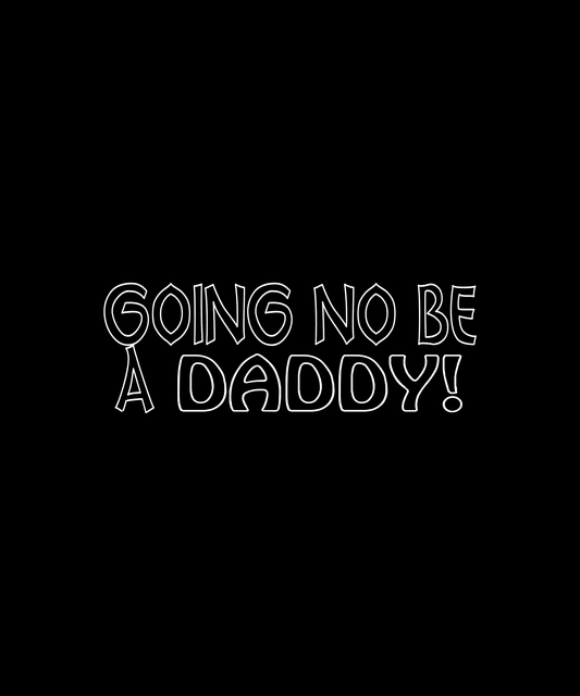 Funny Daddy Statement T-shirt (Black)