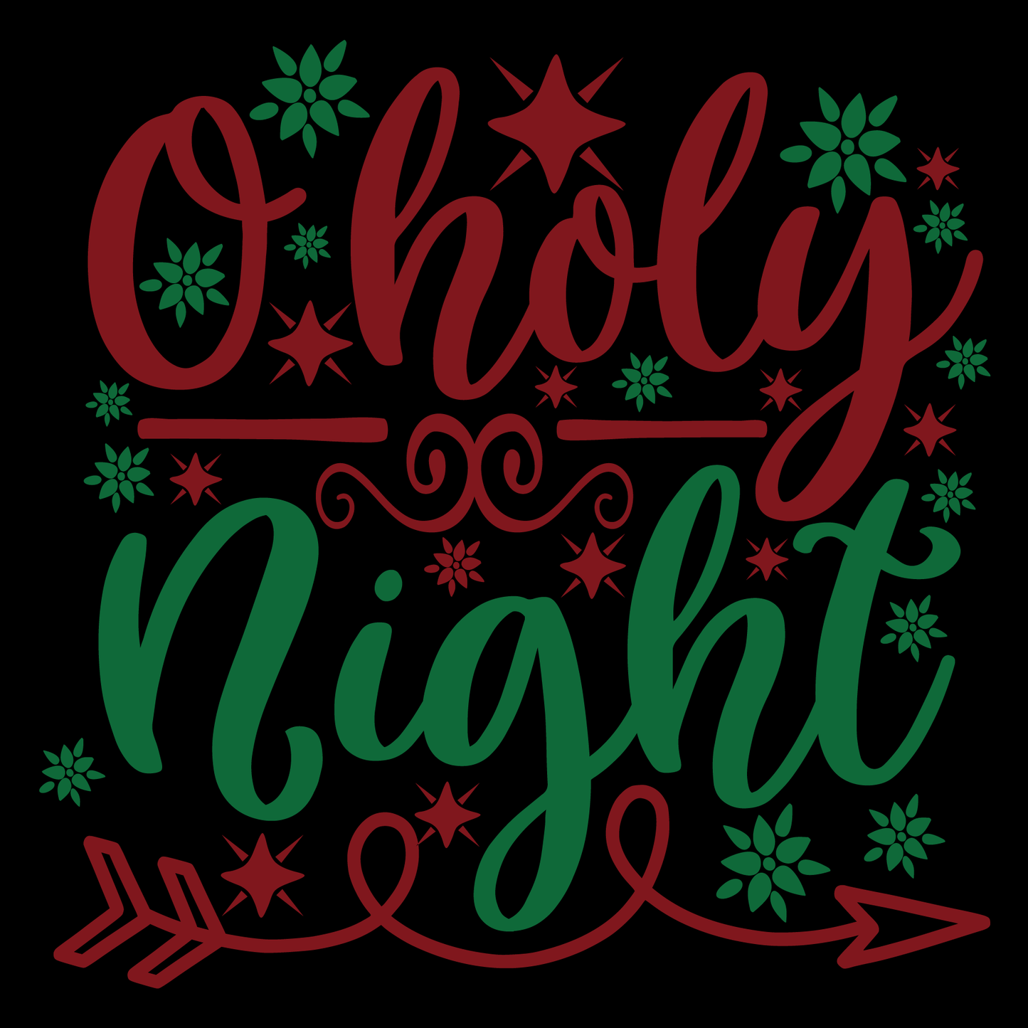 O Holy Night T-shirt Design (White)
