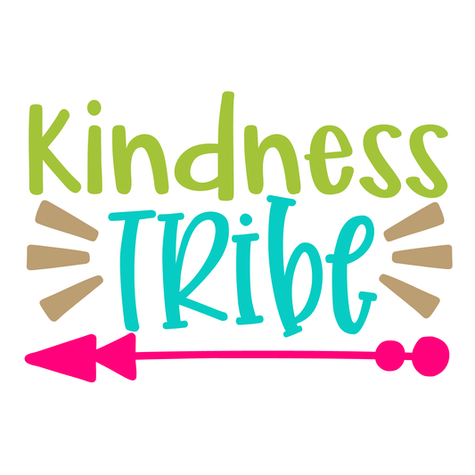 Kindness Tribe Graphic Tee (White)