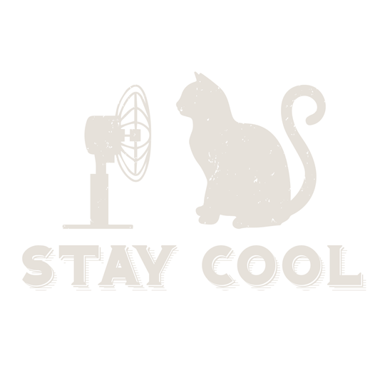 Stay Cool Cat T-shirt (White)