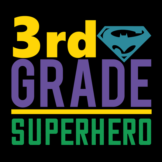 3Rd Grade Superhero- Tee