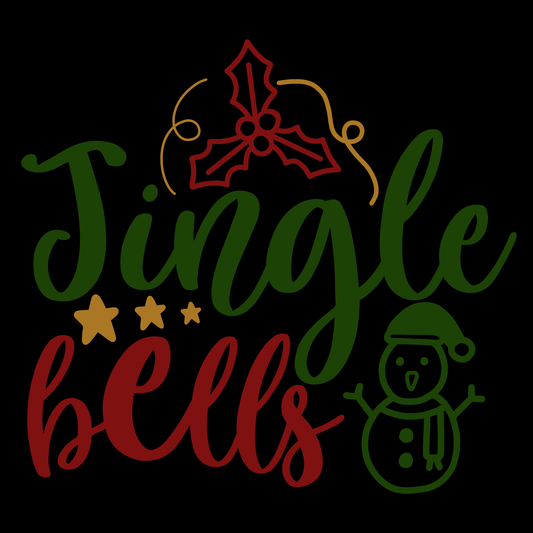 Jingle Bells Holiday T-shirt (White)