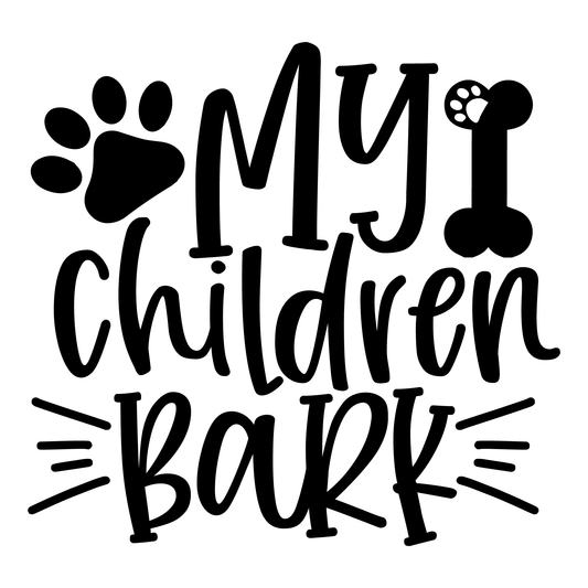 My Children Bark T-shirt (White)
