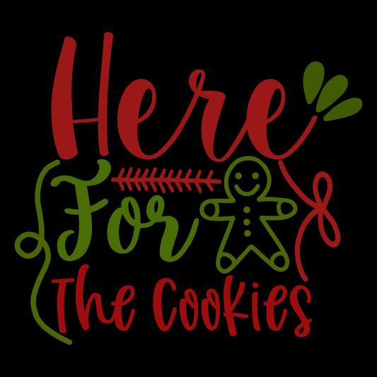 Here For The Cookies T-shirt (White)