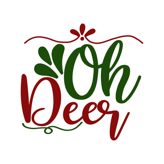 Oh Deer Holiday T-shirt (White)