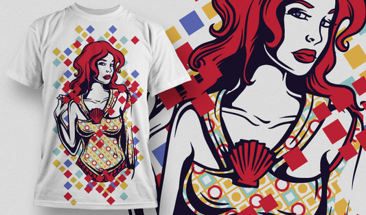 Artistic Graphic Tee (White)
