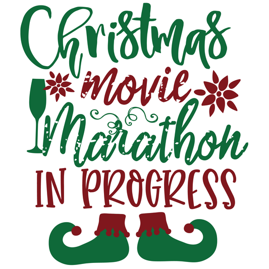 Christmas Movie Marathon Shirt (White)