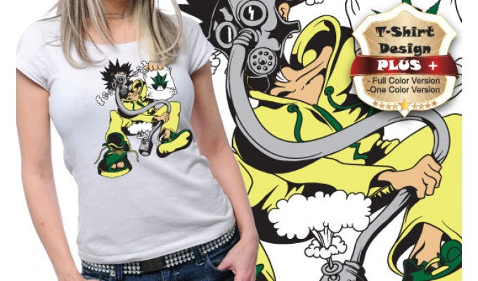 Playful Graphic T-shirt Design (Black)
