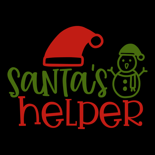 Santa's Helper Holiday T-shirt (White)